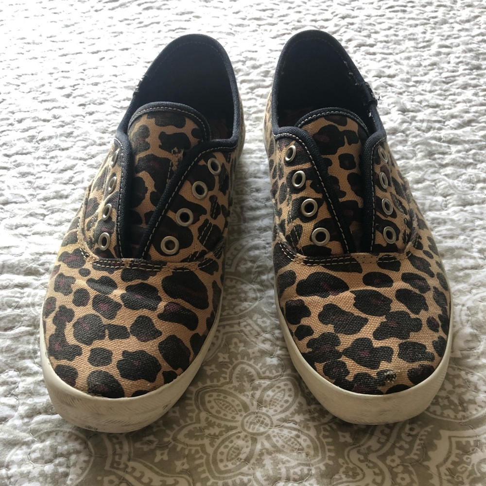 Keds Leopard Slip Ons